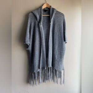 Steve Madden Silver Metalic Women Wrap Top One Size